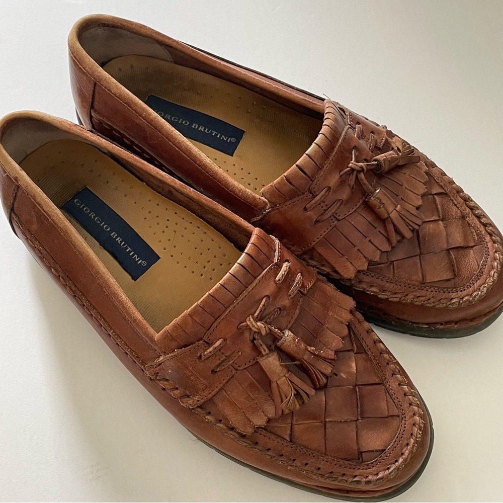 Giorgio Brutini Leather Loafers, Giorgio Brutini Made in Brazil Leather …